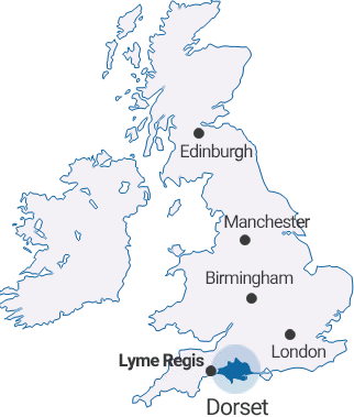 Lyme Regis Map